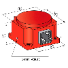 DPI Rect. NAMUR NF P10-60mm non noyé 80x80x50mm 5-30Vdc / Conn. K