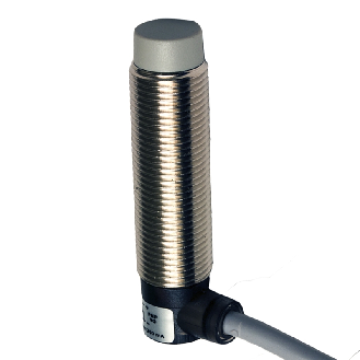 DPI M12 NPN NF P4mm non noyé 49.8(35)mm Laiton 10-30Vdc Câble 2m PVC-Lire la description