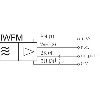 DPI Rect. ANA 0-10Vdc P0-2mm noyé 35x20x12mm 15-30Vdc / M08 3P+C