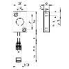 DPI Rect. ANA 0-10Vdc P0-2mm noyé 35x20x12mm 15-30Vdc / M08 3P+C