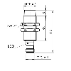 DPI M18 PNP NO P12mm non noyé lg60(35)mm Inox WD / M12 4P