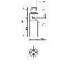 DPI M18 PNP NO+NF P5mm noyé Inox M12 4P