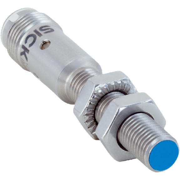 DPI M08 NPN NO+NF P2mm noyé IO-Link 50(38)mm Inox V2A +100°C / M12 4P-Lire la description