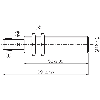 DPI M18 NPN NO P5mm noyé lg69(52)mm Laiton 10-30Vdc / M12 4P