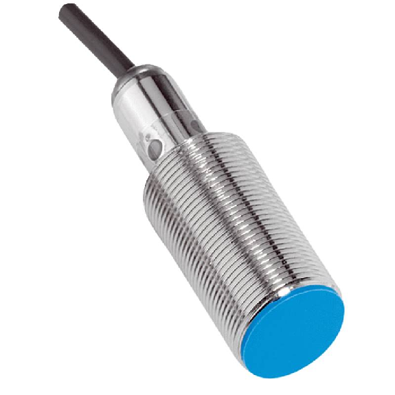 DPI M18 NPN NO P5mm noyé lg48(33)mm Laiton 10-30Vdc / Câble 2m PVC-Lire la description