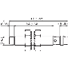 DPI M08 PNP NO P4mm non noyé IO-Link 50(34)mm Inox V2A +100°C M08 3P