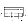 DPI M12 PNP NO P4mm noyé / M12 4P