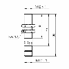 DPI M12 4-20mA PNP P0-3mm quasi-noyé lg90mm 15-30Vdc / M12 4P