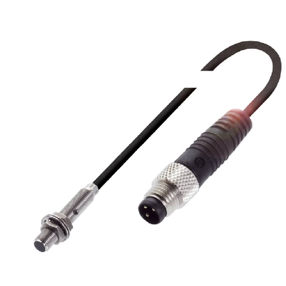 DPI M05 PNP NO P1,5mm noyé lg24mm Inox 10-30Vdc / M08 3P+C0.1m-Lire la description