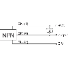DPC M12 NPN NO P4mm noyé Pot. lg60(40)mm Laiton / Câble 2m