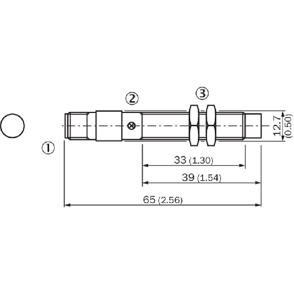DPI M12 PNP NO+NF P4mm non noyé lg65(33)mm Laiton 10-30Vdc / M12 4P DPI M12 PNP NO+NF P4mm non noyé lg65(33)mm Laiton 10-30Vdc / M12 4P-Lire la description