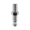DPI M12 NPN NF P6mm noyé lg60(45)mm Laiton 6-36Vdc / M12 4P