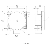 DPI Rect. PNP NO+NF P50mm non noyé 80x80x40mm 10-55Vdc / Bornier
