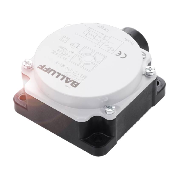 DPI Rect. PNP NO+NF P50mm non noyé 80x80x40mm 10-55Vdc / Bornier-Lire la description