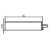 DPI D11 PNP NO P5mm non noyé 50mm PTFE / Câble 5m PUR