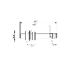 DPI M08 PNP NF P1,5mm noyé lg55(44,5)mm Inox 10-30Vdc / M08 3P