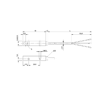 DPI Rect. PNP NO P1,5mm noyé 8x8x40mm Zinc 10-30Vdc / Câble 5m PUR-Lire la description