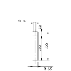 DPI D6,5 PNP NO P2mm noyé 35.5(30.2)mm / Câble 2m PVC
