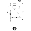 DPI M12 NPN NO+NF P4mm non noyé Inox M12 4P