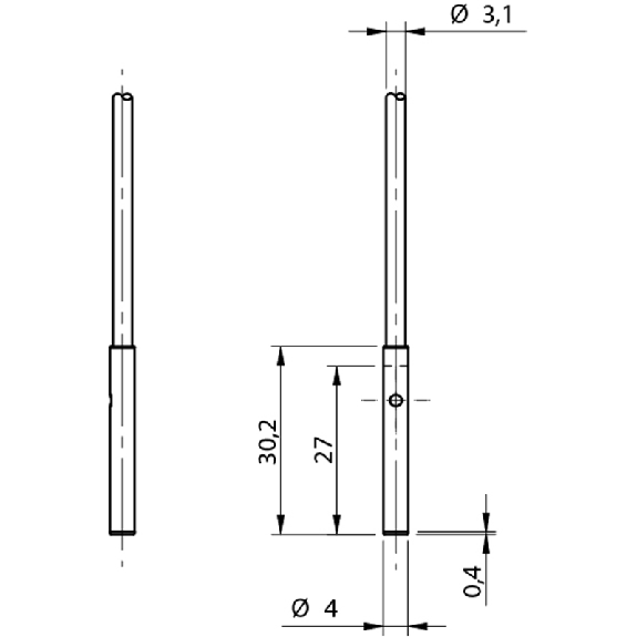 DPI D04 PNP NF P1,5mm noyé 30mm Inox 10-30Vdc Câble 2m PVC-Lire la description