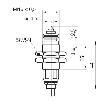 Commutateur de précision M16x73,5mm PNP NO FP=250g Câble 2m