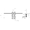 DPI M18 PNP NF P5mm noyé 86(70,5)mm Laiton 10-30Vdc / M12 4P