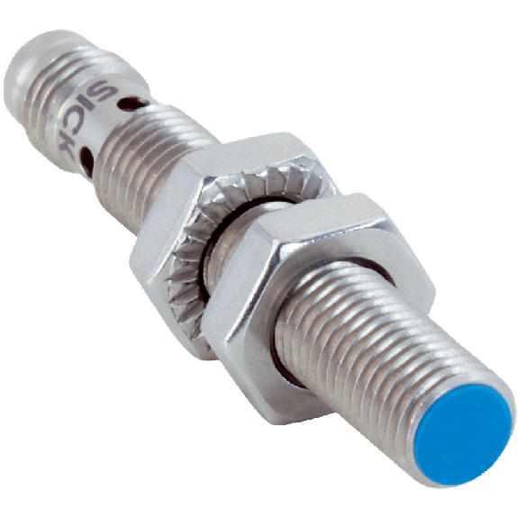 DPI Ex M08 PNP NO P2mm noyé IO-Link 50(38)mm Inox V2A +100°C / M08 3P-Lire la description