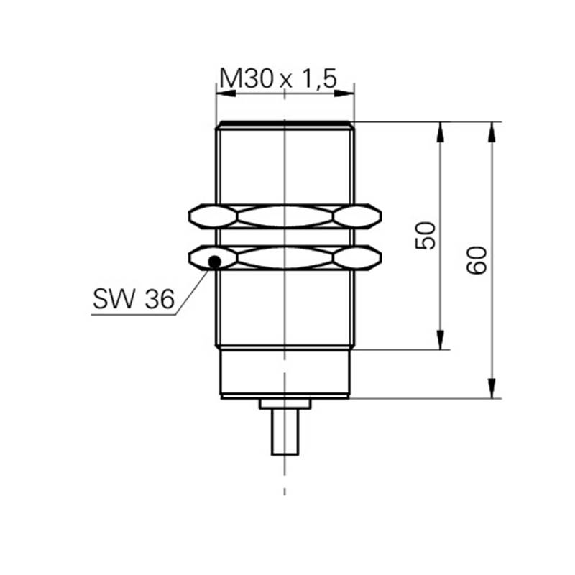 DPI M30 ANA 4-20mA P2-5mm noyé lg60mm 15-30Vdc / Câble 2m DPI M30 ANA 4-20mA P2-5mm noyé lg60mm 15-30Vdc / Câble 2m-Lire la description