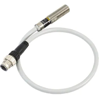DPI M12 2 fils DC NO P3mm noyé lg53(33)mm Tout-inox / M12 4P+C0.3m-Lire la description