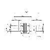 DPI M12 PNP NO P8mm non noyé lg50(26)mm Laiton / M12 4P