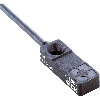 DPI Rect. PNP NO P3mm noyé 10x30x6mm Plast. 10-30Vdc / Câble 3m PUR
