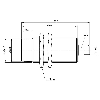 DPI M30 PNP NF P30mm non noyé lg83(68)mm Laiton 10-30Vdc / M12 4P