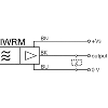 DPI M18 ANA 1-9Vdc P2-5mm noyé 32mm Laiton 15-30Vdc / Câble 2m PVC