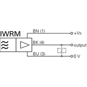 DPI M12 ANA 1-9Vdc P1-2mm noyé lg50(40)mm 14-30Vdc / Câble 2m-Lire la description
