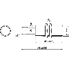 DPI M18 PNP NF P5mm noyé lg64(48)mm Laiton 10-30Vdc / M12 4P