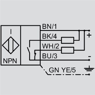DPI Ex M30 NPN NO+NF P10mm noyé 70mm / Câble 2m-Lire la description