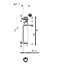 DPI M08 NPN NF P2,5mm non noyé 50(31,5)mm Laiton 10-30Vdc M08 3P