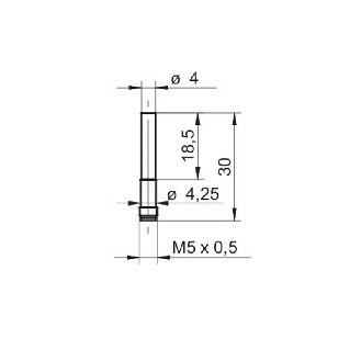 DPI D04 ANA 0-10Vdc P0-1mm quasi-noyé lg30mm 15-30Vdc / M05 4P-Lire la description