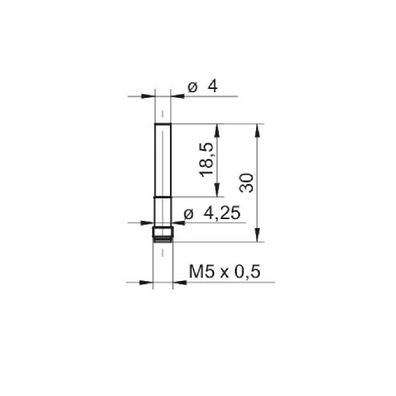 DPI D04 ANA 0-10Vdc P0-1mm quasi-noyé lg30mm 15-30Vdc / M05 4P-Lire la description