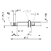 DPI HP M05 PNP NO P1mm lg40.5(31.5)mm Inox 500bar / M05 4P