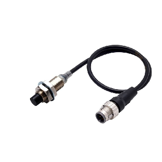 DPI M12 PNP NO P10mm non noyé IO-Link COM3 47mm Laiton M12 4P+C0.3m-Lire la description