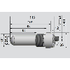 DPC D26/G1 PNP NO+NF P20mm non noyé 113mm PTFE 10-35Vdc / M12 4P