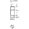 DPI M18 PNP NO P8mm non noyé Inox 10-30Vdc M12 4P