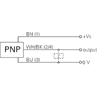 DPI M05 PNP NF P1.6mm noyé lg24(14)mm 10-30Vdc / M05 4P-Lire la description