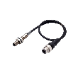 DPI M08 PNP NO P4mm noyé IO-Link COM3 53(36)mm Inox M12 4P+C0.3m