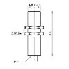 DPI M18 PNP NO P8mm quasi-noyé lg65mm 10-30Vdc / Câble 2m