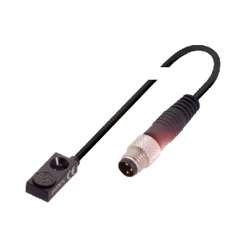 DPI Rect. PNP NO P2,5mm non noyé 16x8x4,7mm Plast. M08 3P+C0.5m PVC-Lire la description