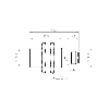 DPI M18 PNP NF P5mm noyé lg46(30.5)mm Laiton / M12 3P
