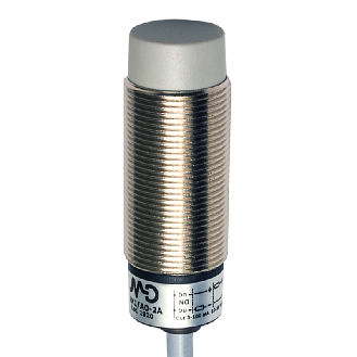 DPI M18 2 fils DC NO P5mm non noyé Laiton 10-30Vdc Câble 2m PVC-Lire la description
