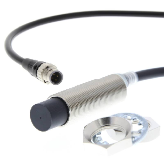 DPI M18 PNP NO P20mm non noyé IO-Link COM3 77mm Laiton M12 4P+C0.3m-Lire la description